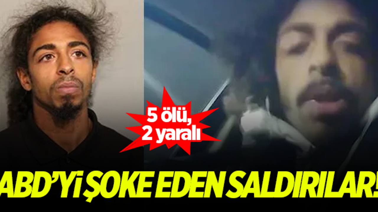ABD'yi şoke eden saldırılar! 7 kişiye ateş açtı, 5'i öldü...