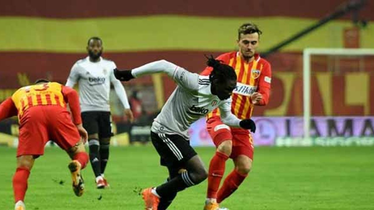 Beşiktaş, Kayserispor'u yenerek lider oldu
