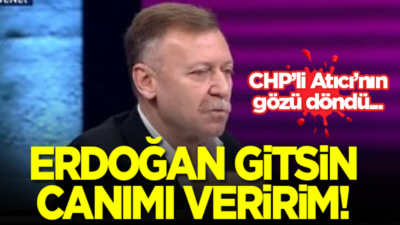 CHP'li Aytuğ Atıcı: Erdoğan gitsin, canımı veririm