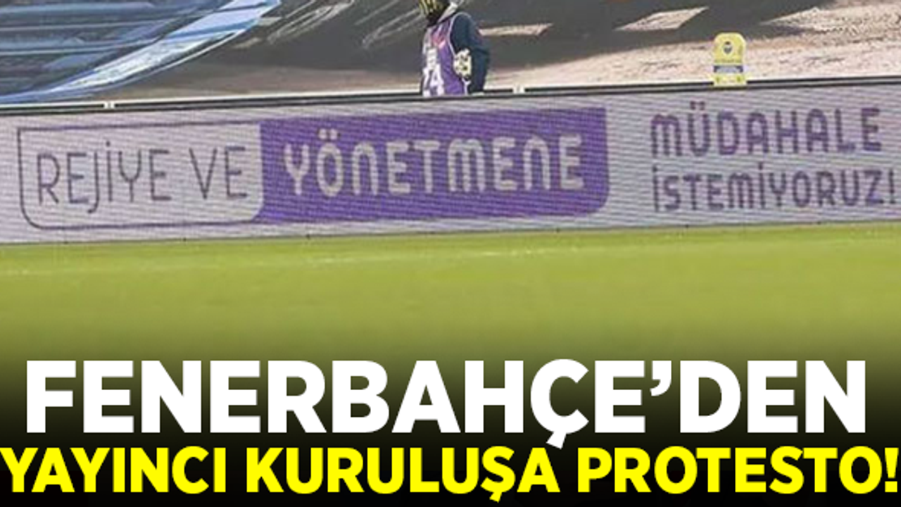 Fenerbahçe'den Beinsports'a protesto! Müdahale istemiyoruz...