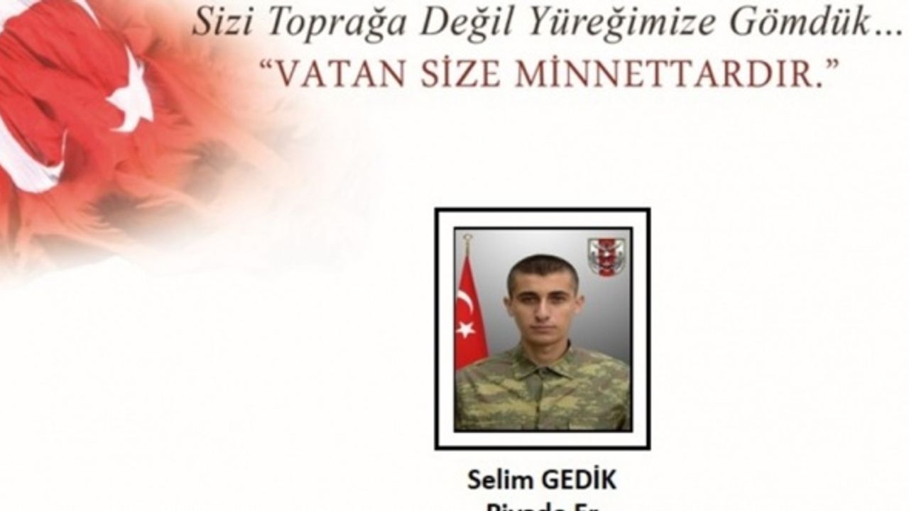 Hakkari'de patlayıcının infilak etmesi sonucu yaralanan asker tedavi gördüğü hastanede şehit oldu