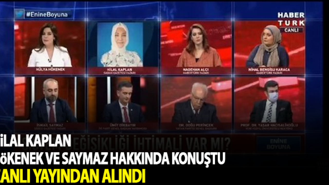 Hilal Kaplan, HaberTürk canlı yayınına bağlandı ve olanlar oldu...