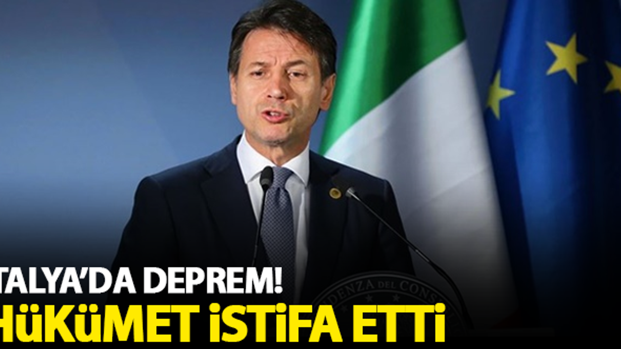 İtalya'da deprem! Hükümet istifa etti...