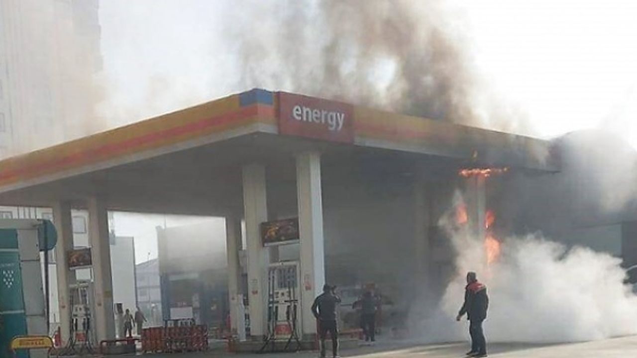 Kahramanmaraş'ta akaryakıt istasyonunda yangın çıktı!