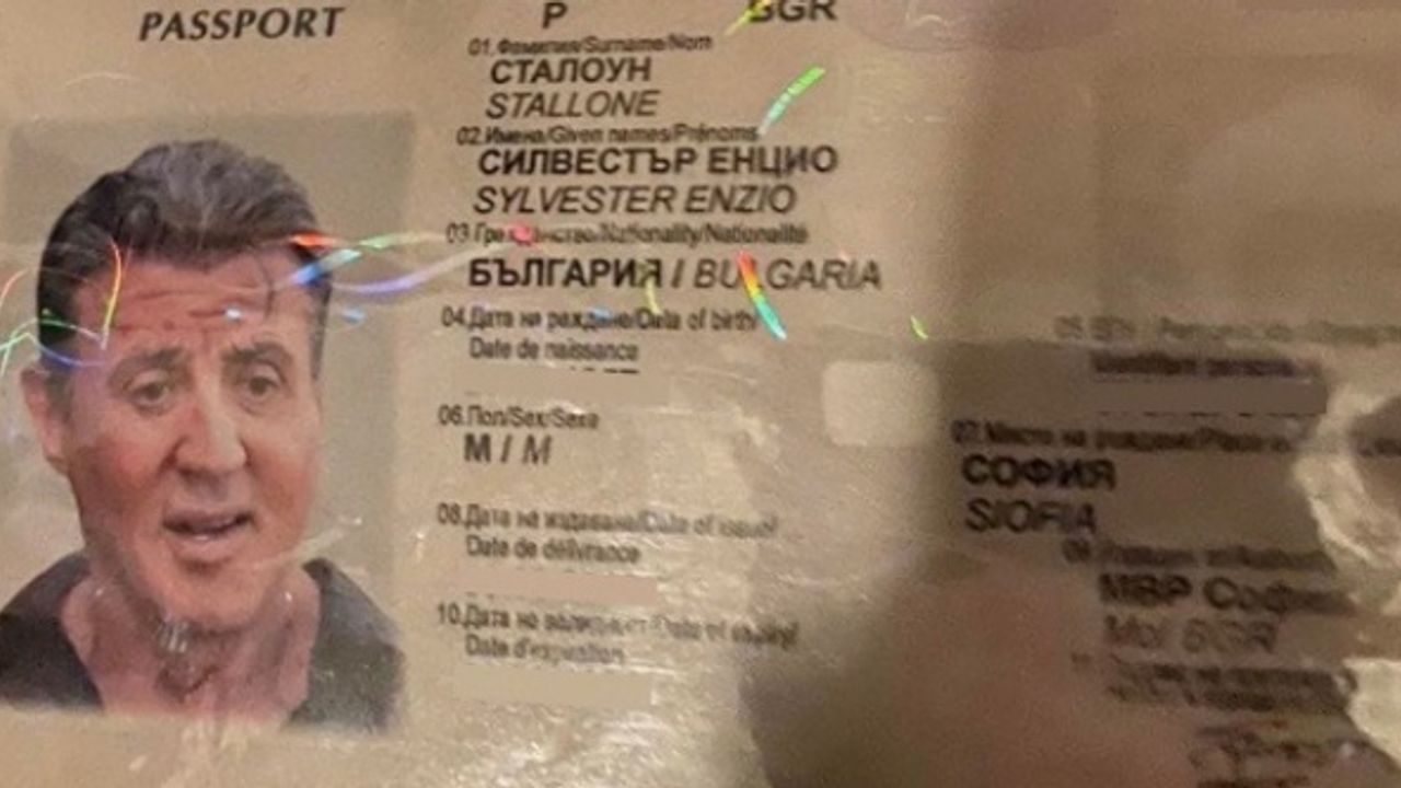Kalpazanların hareketi yok artık dedirtti! 'Rambo' adına sahte pasaport düzenlediler!
