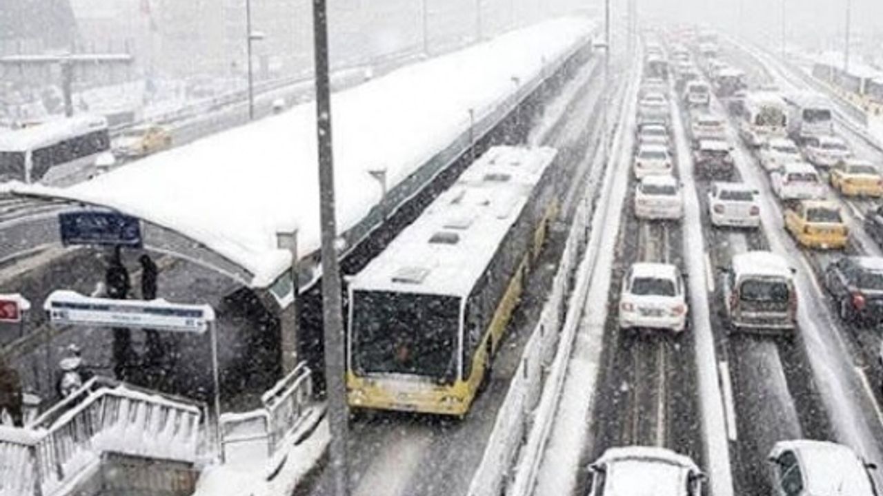 MGM'den İstanbul için kar uyarısı!