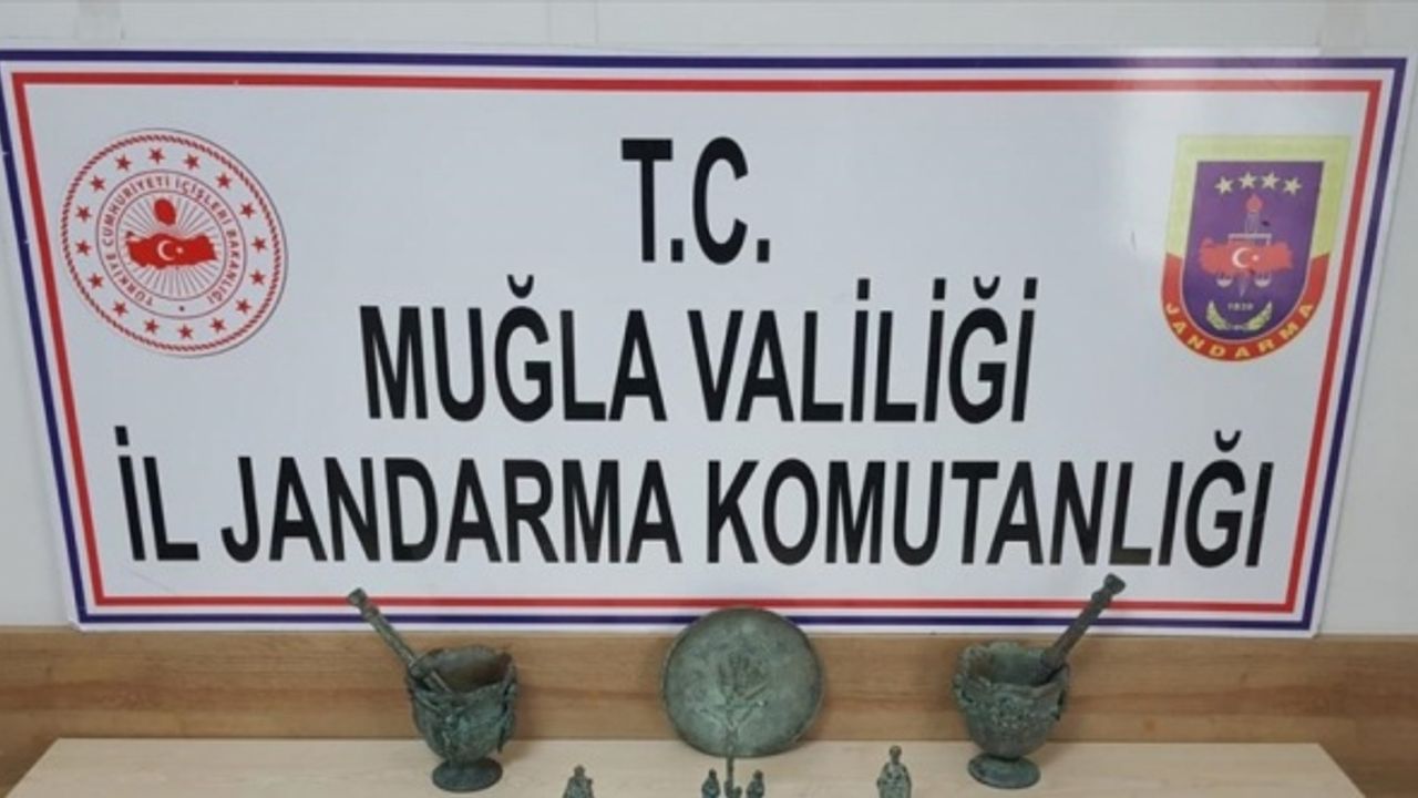 Muğla'da tarihi eser kaçakçılığı operasyonunda bir kişi yakalandı