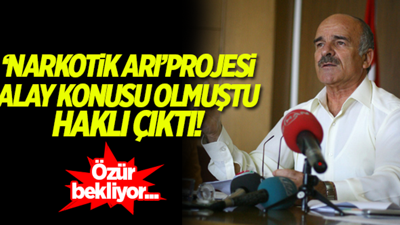'Narkotik arı' projesi alay konusu olmuştu, haklı çıktı! Özür bekliyor...