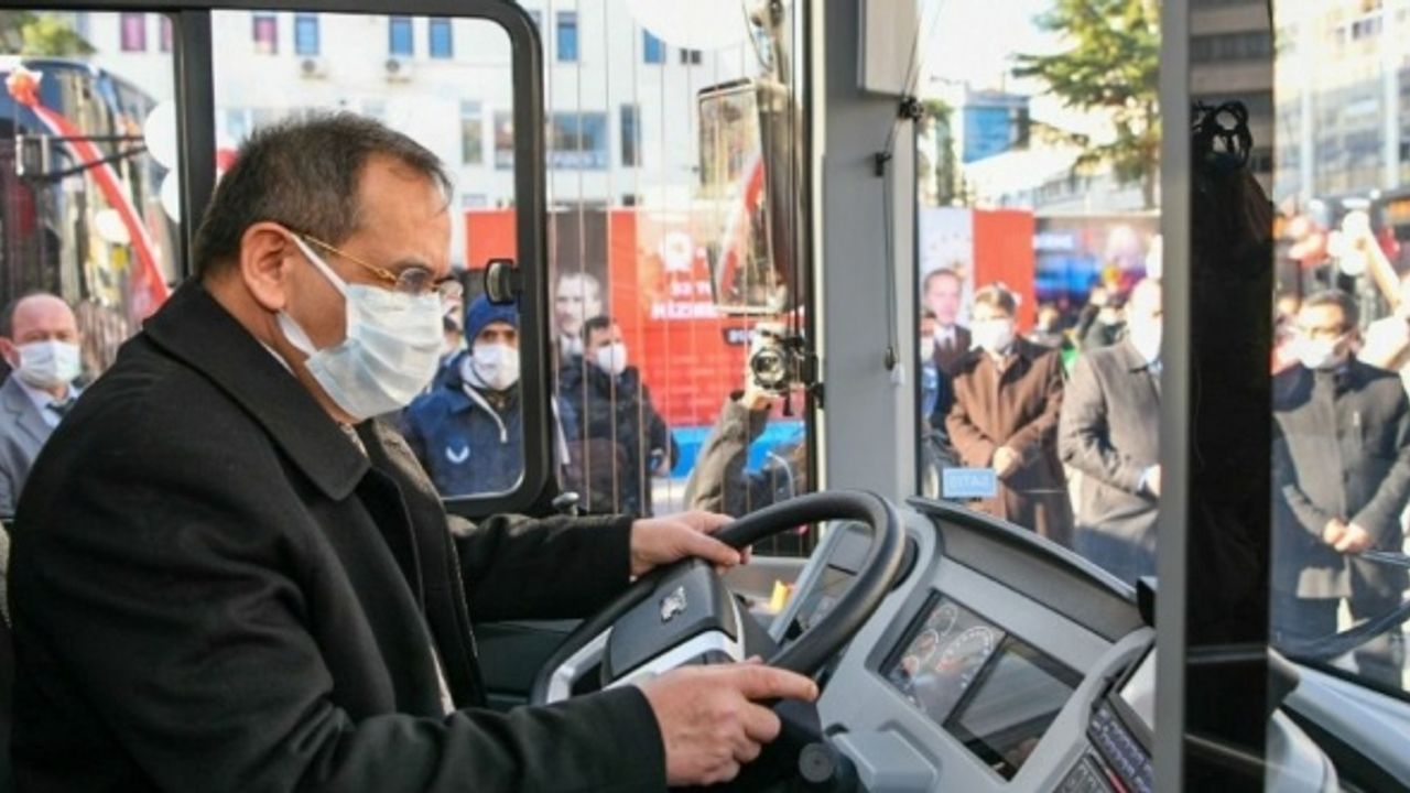 Samsun'da şehir içi ulaşım için alınan 33 otobüs sefere başladı