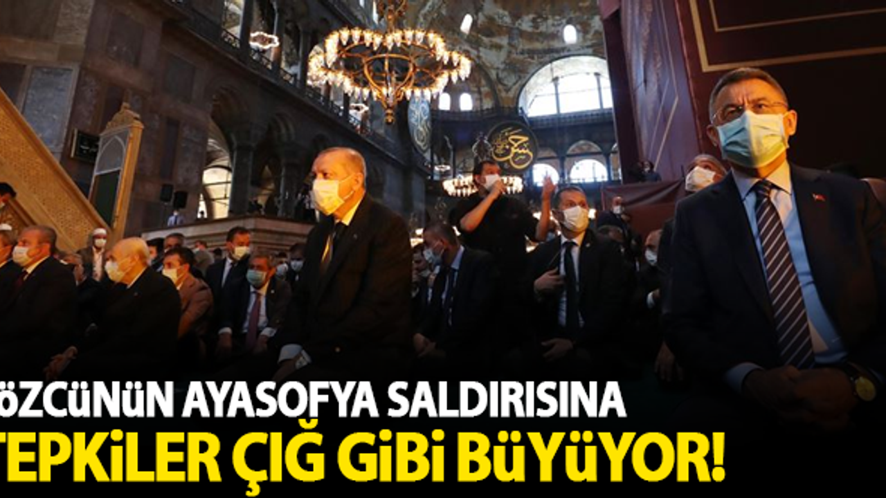Sözcü'nün Ayasofya'ya saldıran manşetine tepkiler çığ gibi!