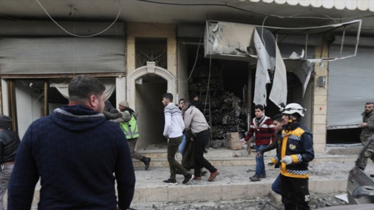 Azez'de bombalı terör saldırısı: 1 ölü, 8 yaralı