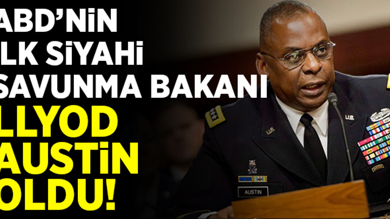 ABD tarihinde ilk defa siyahi savunma bakanı atandı!