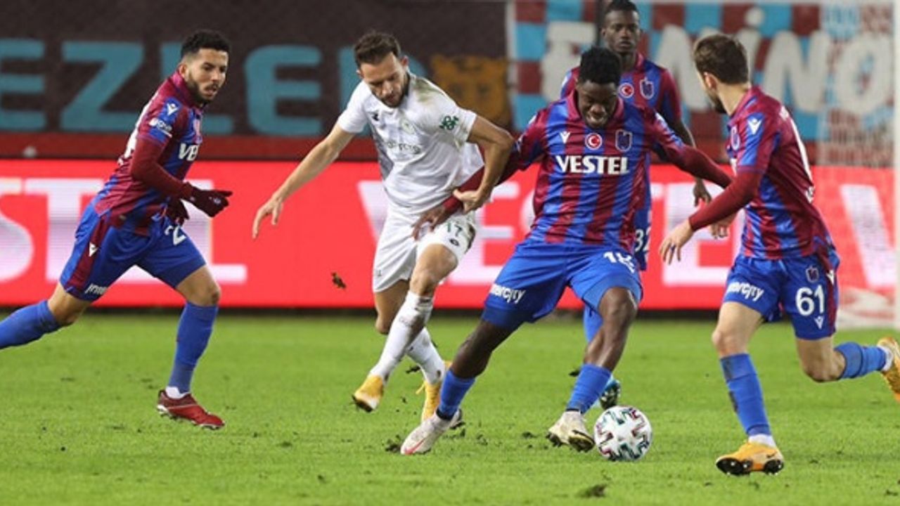 Trabzonspor, Konyaspor karşısında zorlanmadı!
