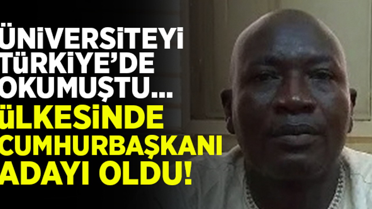 Türkiye'de üniversite bitirdi, ülkesinde cumhurbaşkanı adayı oldu!