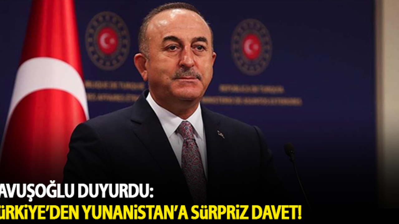 Türkiye'den Yunanistan'a sürpriz davet!