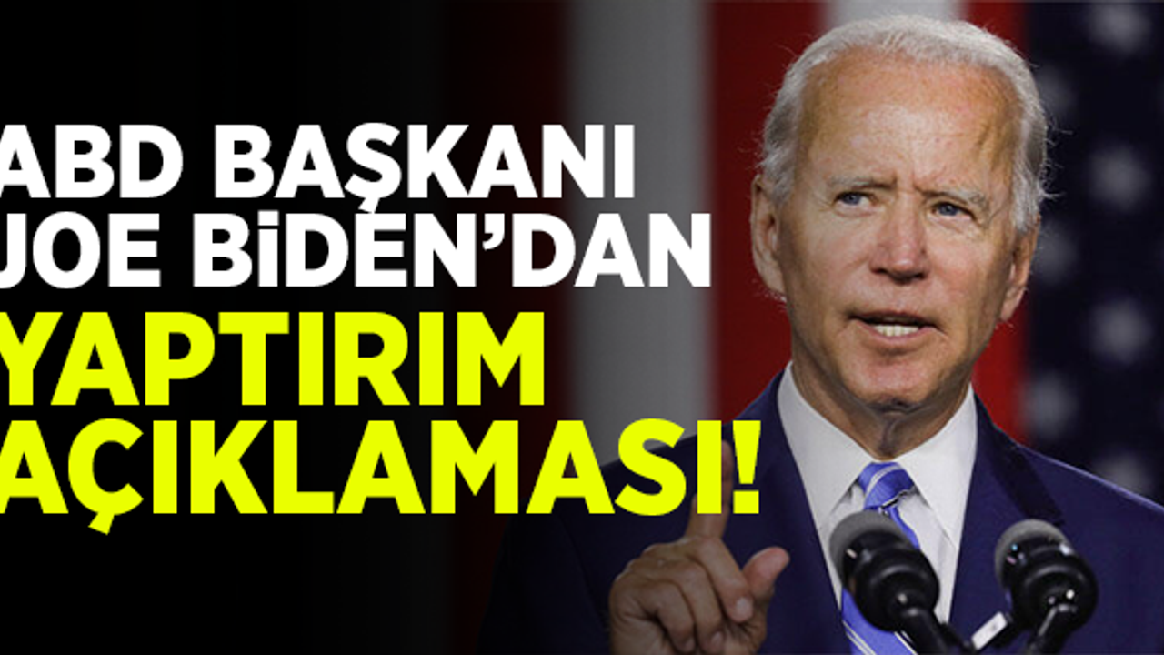 ABD Başkanı Biden'dan 'yaptırım' tehdidi!