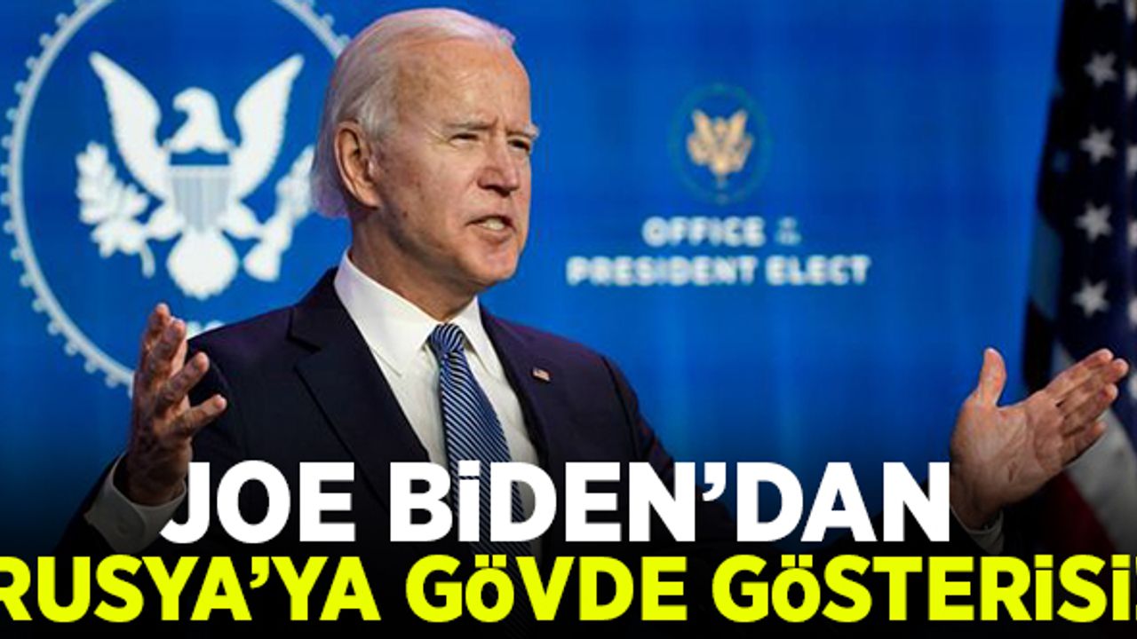 Biden'dan Rusya'ya gövde gösterisi! "Boyun eğmeyeceğiz!"