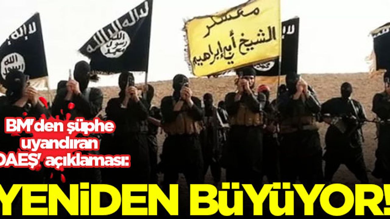 BM'den şüphe uyandıran 'DAEŞ' açıklaması: Yeniden büyüyor!