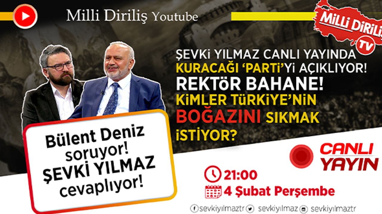 Canlı yayın başladı! Şevki Yılmaz, Bülent Deniz'in sorularını yanıtlıyor...