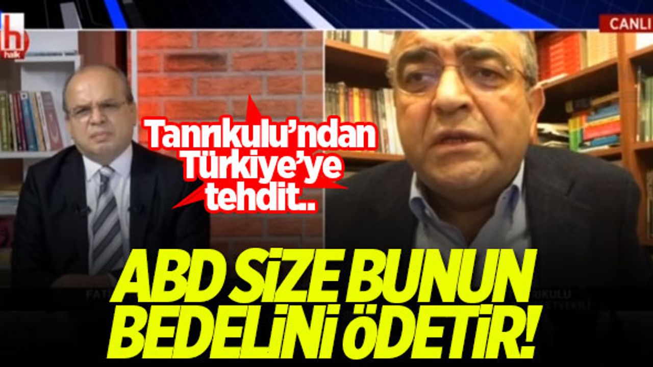 CHP'li Sezgin Tanrıkulu, Türkiye'yi Amerika'yla tehdit etti