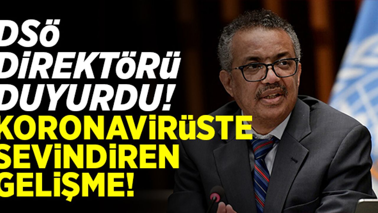 DSÖ Genel Direktörü duyurdu! Koronavirüste sevindiren gelişme!