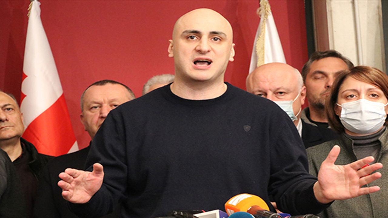 Gürcistan'da ana muhalefet partisi başkanı Melia'nın vekilliğinin tutuklama kararı tepkiyle karşılandı