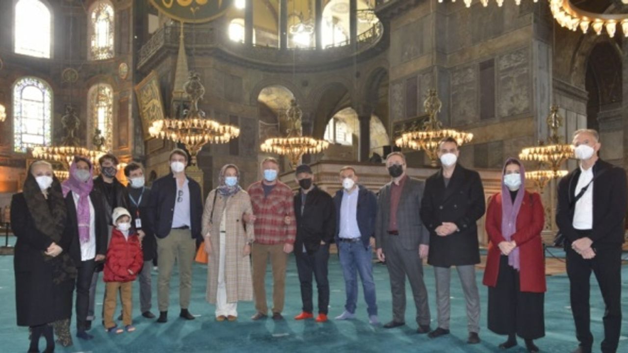 Guy Ritchie, Ayasofya ve Topkapı Sarayı'nı gezdi