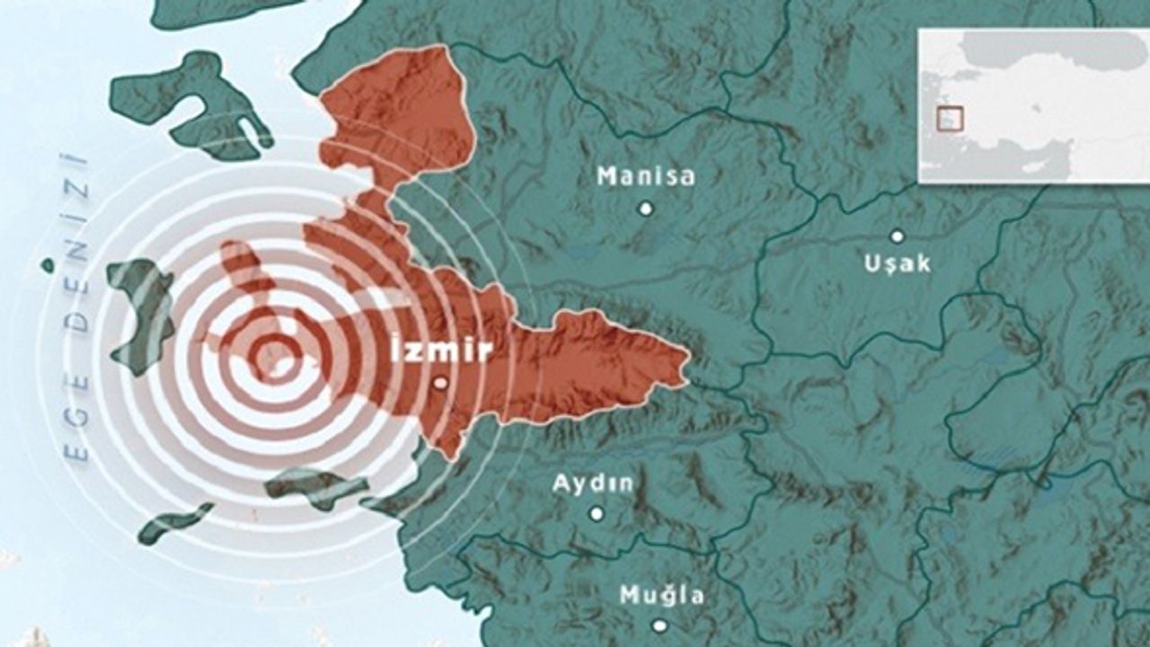 Karaburun açıklarında 5,1 büyüklüğünde bir deprem daha