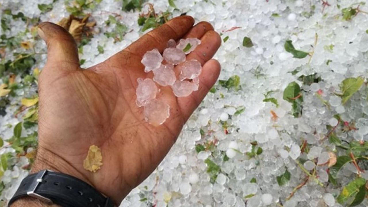 Meteoroloji'den vatandaşlara 'dolu' uyarısı!