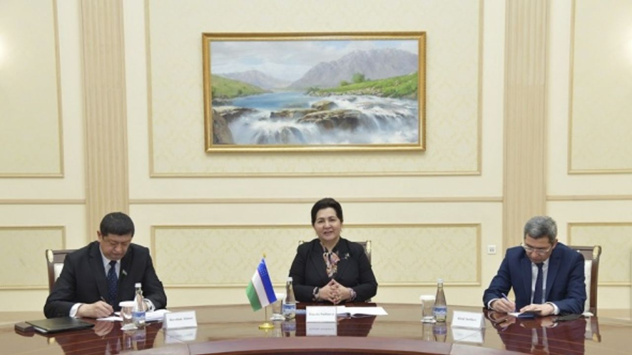 Özbekistan Senato Başkanı Narbayeva, Türk Konseyi Genel Sekreteri Amreyev ile görüştü