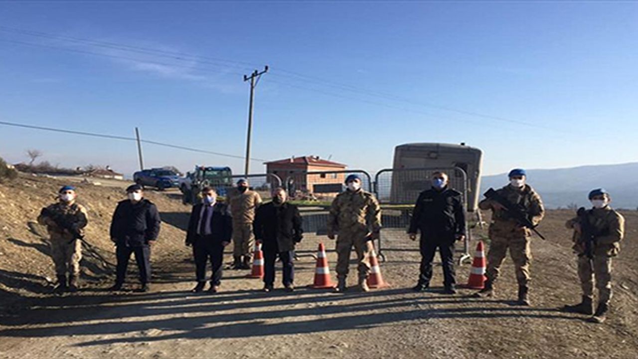 Sinop'ta bir mahalle Kovid-19 tedbirleri kapsamında karantinaya alındı