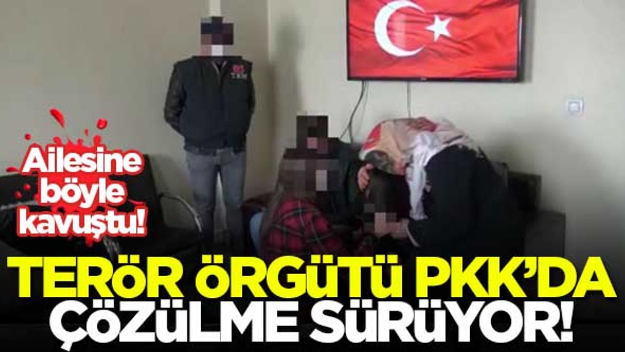 Terör örgütü PKK'da çözülme sürüyor! Teslim oldu...
