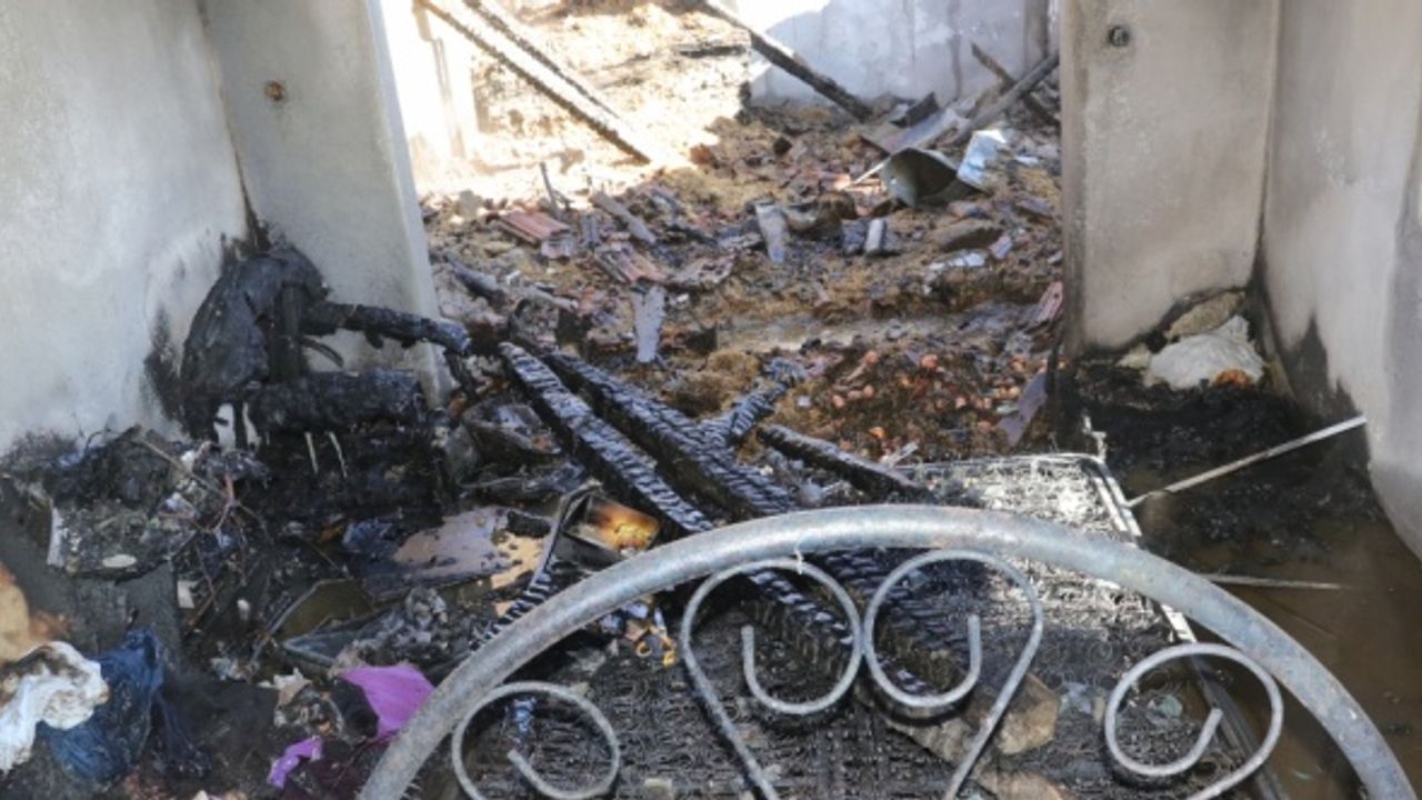 Yozgat'ta bir evde çıkan yangında yaşlı çift öldü