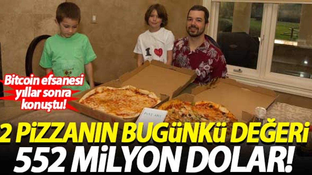 2 pizzanın bugünkü değeri 552 milyon dolar! Bitcoin efsanesi ilk kez konuştu...