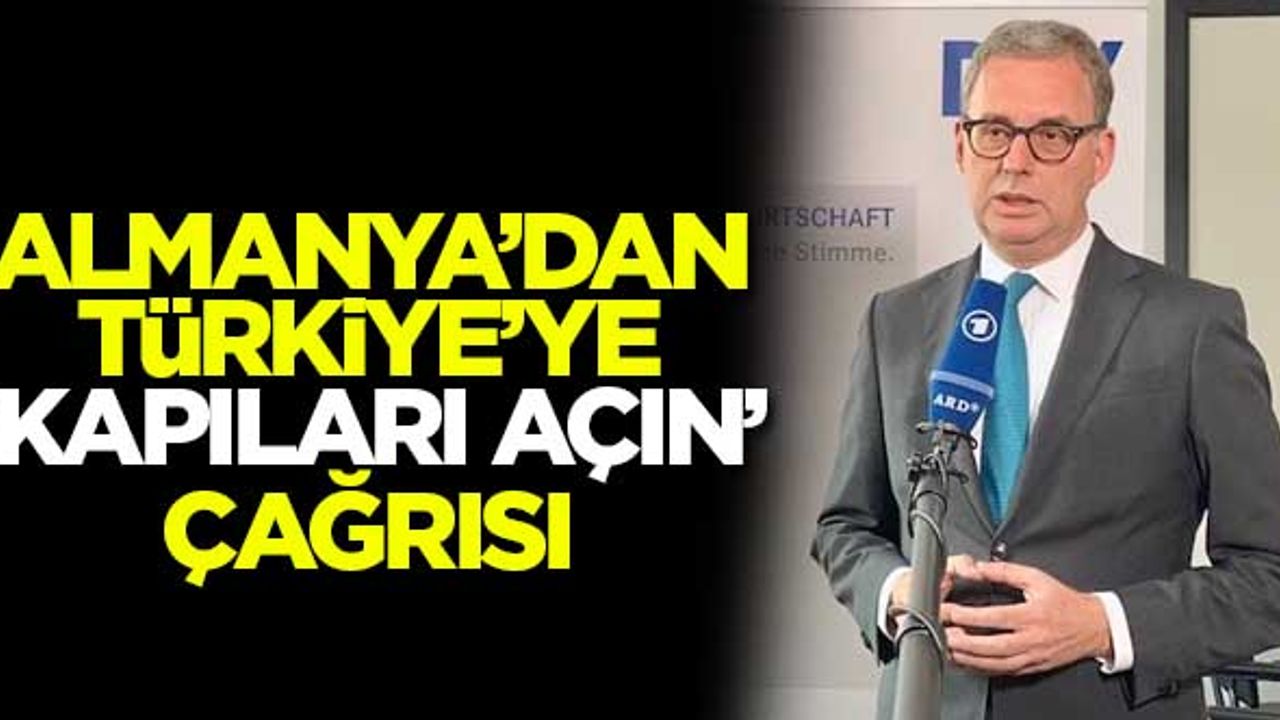Almanya'dan Türkiye'ye 'kapıları açın' çağrısı