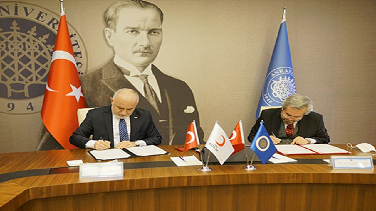 Ankara Üniversitesi ile Türk Kızılay akademik iş birliği protokolü imzaladı
