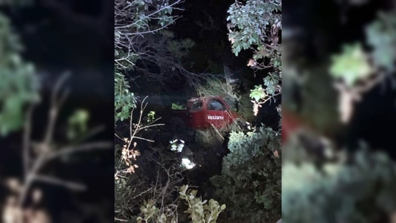 Antalya'da kamyonet uçuruma devrildi: 1 ölü, 4 yaralı