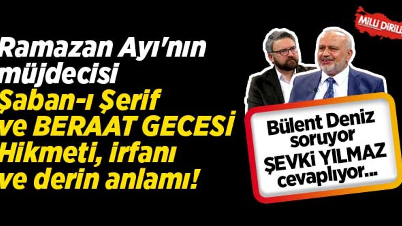 Bülent Deniz soruyor, Şevki Yılmaz cevaplıyor! Canlı yayın başladı...