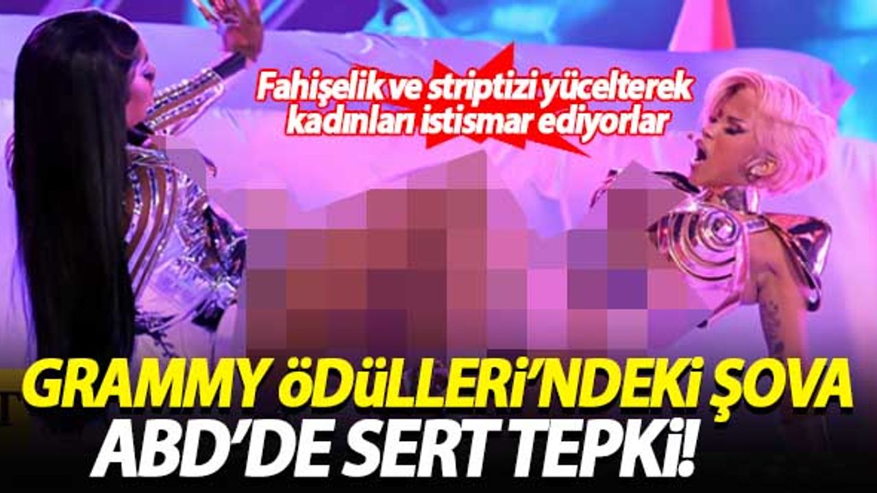 Cardi B ve Megan Thee Stallion'ın Grammy Ödülleri'ndeki şovuna sert tepki!