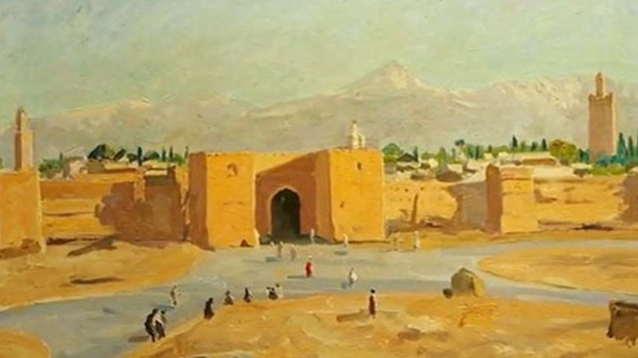 Churchill'in 'Koutoubia Camii Kulesi' tablosu, 8.3 milyon sterline satıldı!