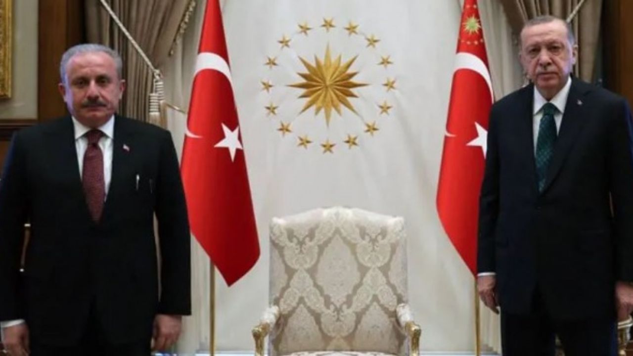 Cumhurbaşkanı Erdoğan, TBMM Başkanı Şentop'u kabul etti