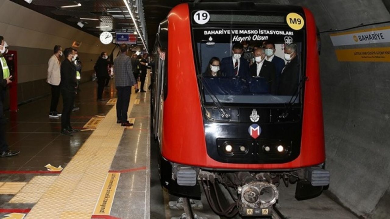 Ataköy-Olimpiyat Metro Hattı'nın 2 istasyonu hizmete açıldı