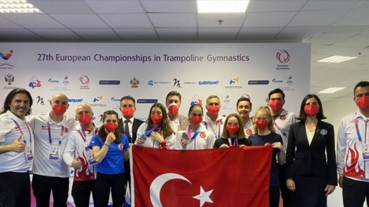 Avrupa Trampolin Cimnastik Şampiyonası'nda Elif Çolak, bronz madalya kazandı