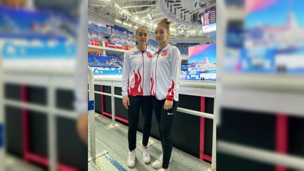 Avrupa Trampolin Cimnastik Şampiyonası'nda Elif Çolak ve Sıla Karakuş, gümüş madalya kazandı