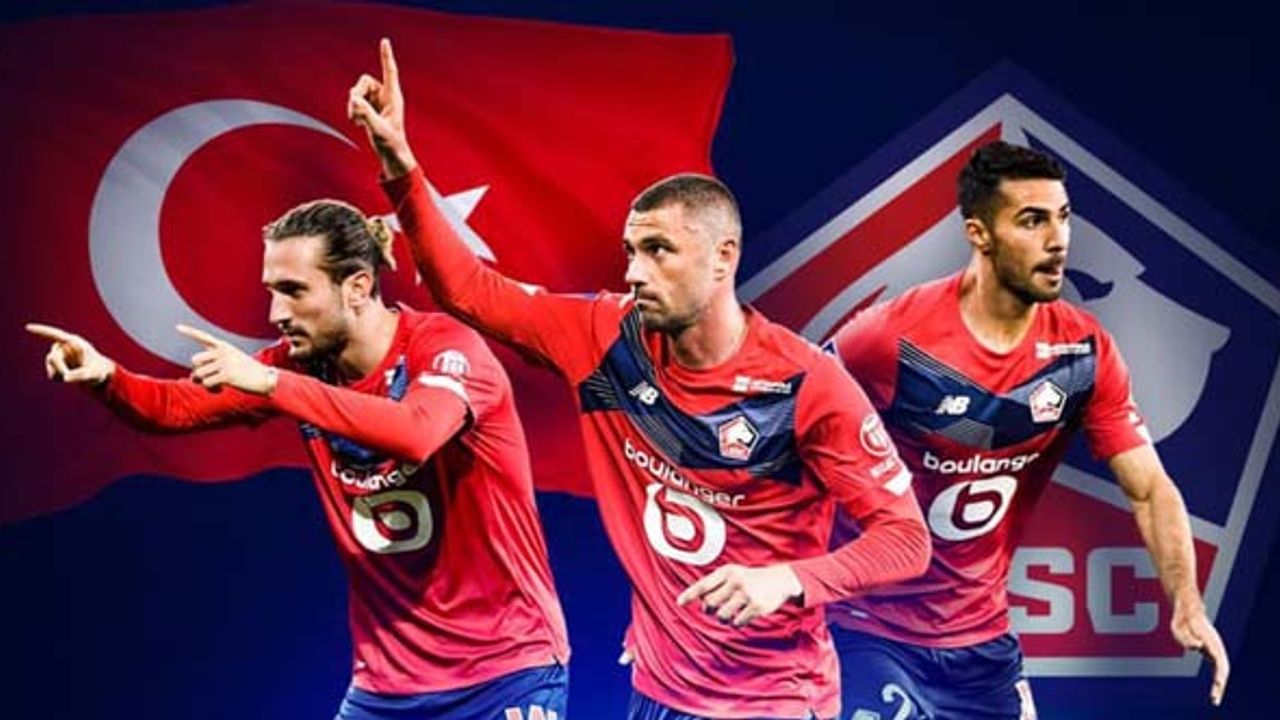 Burak Yılmaz, Yusuf Yazıcı ve Zeki Çelik'in formasını giydiği Lille şampiyon oldu