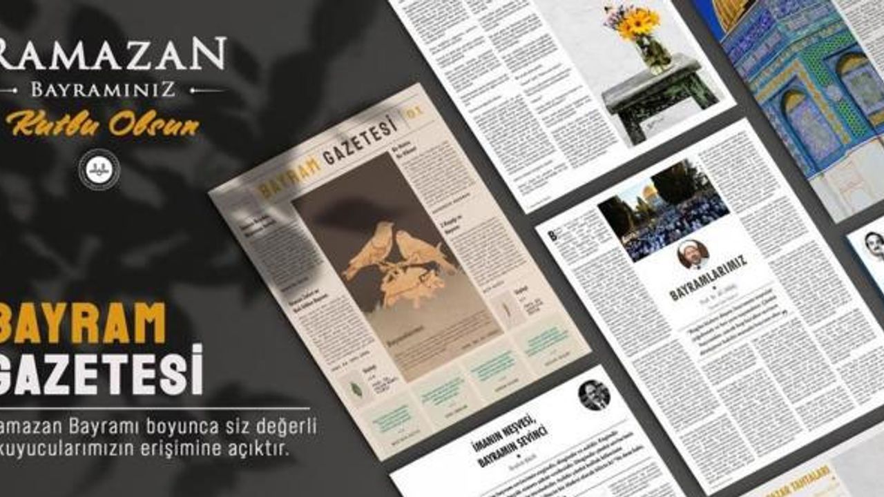 Diyanet Bayram Gazetesi yayın hayatına başladı