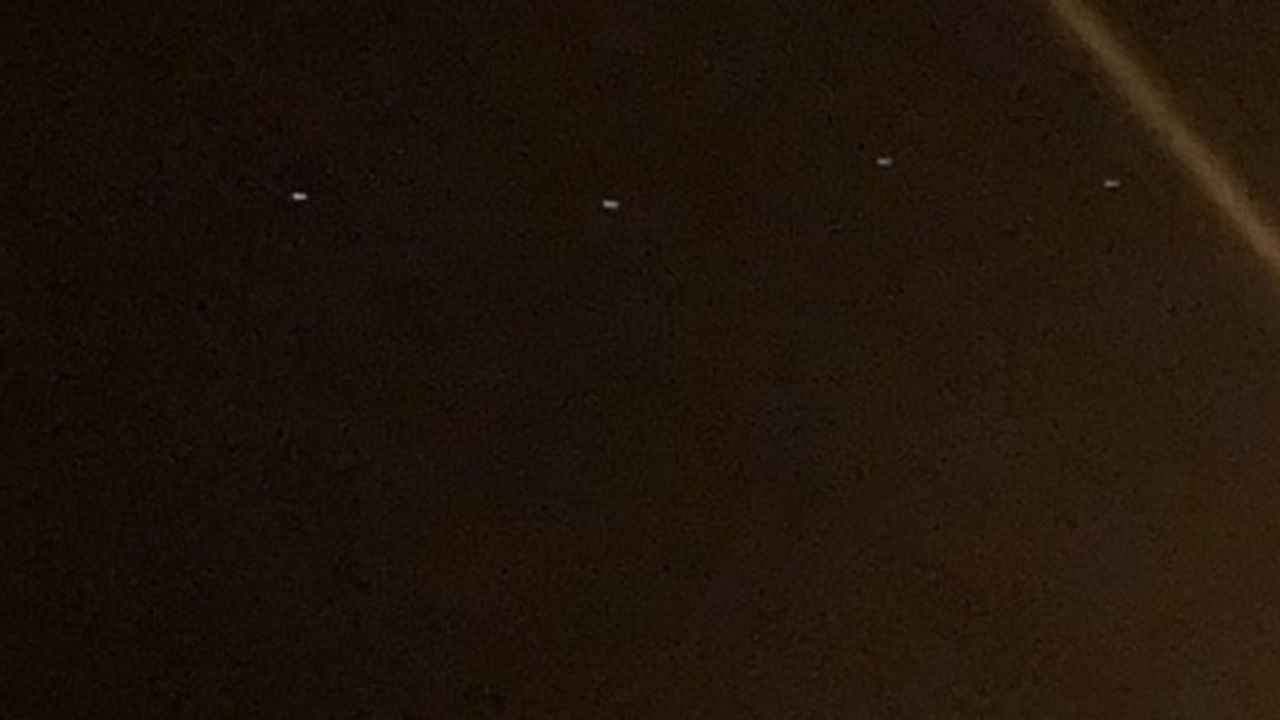 Elon Musk'ın Starlink uydu serisi İstanbul'dan görüldü