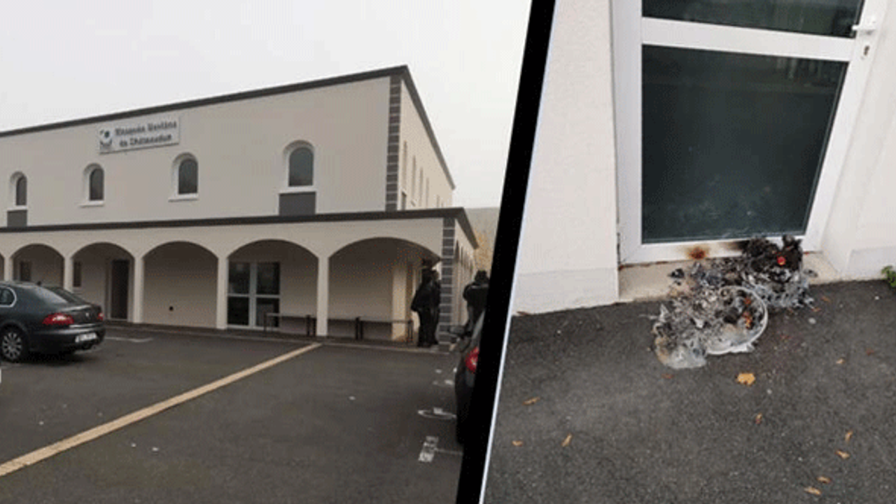 Fransa'da İslam Toplumu Milli Görüşe bağlı cami kundaklandı