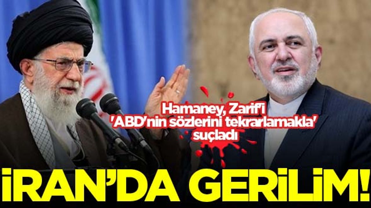 Hamaney, Zarif'i 'ABD'nin sözlerini tekrarlamakla' suçladı