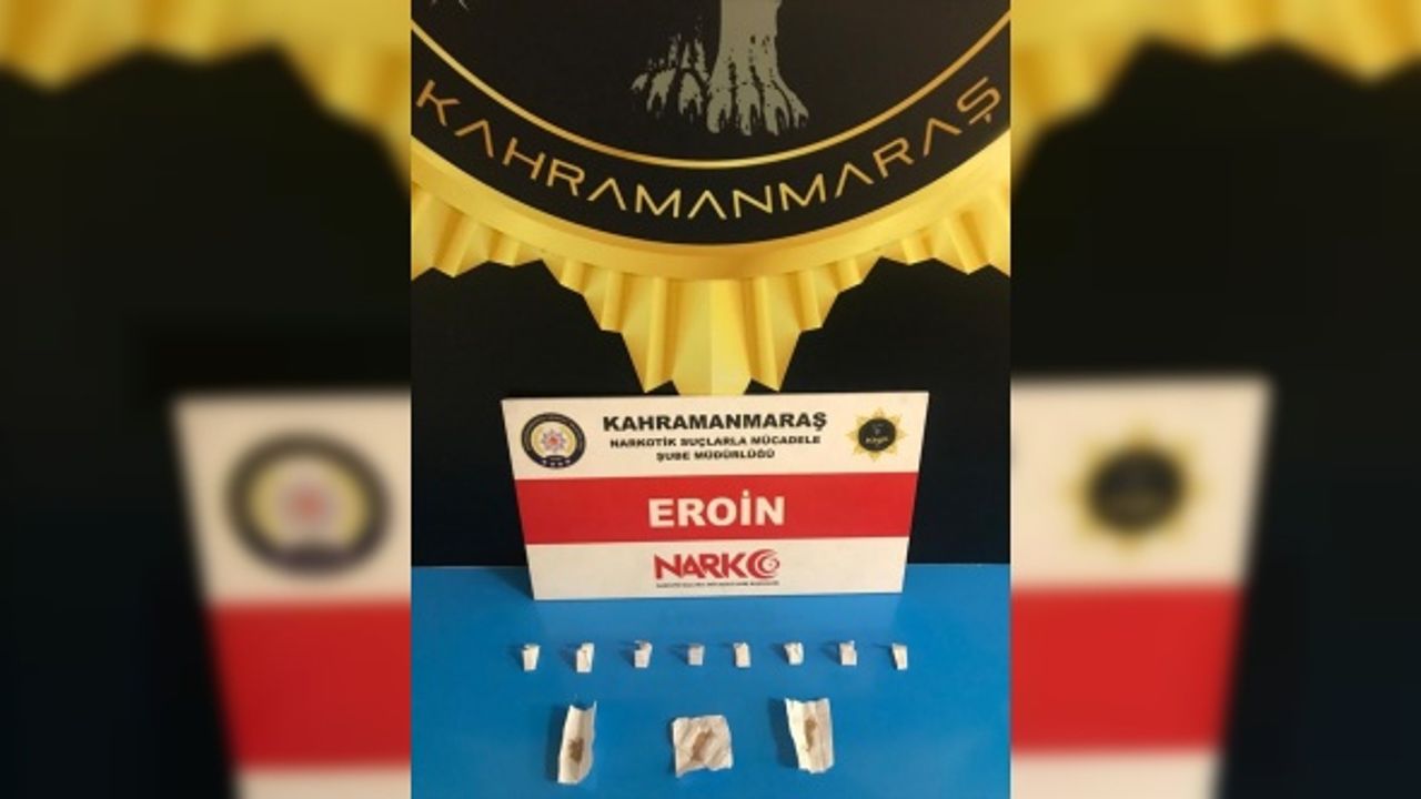Kahramanmaraş'ta uyuşturucu operasyonunda yakalanan biri cezaevi firarisi 2 kişi tutuklandı